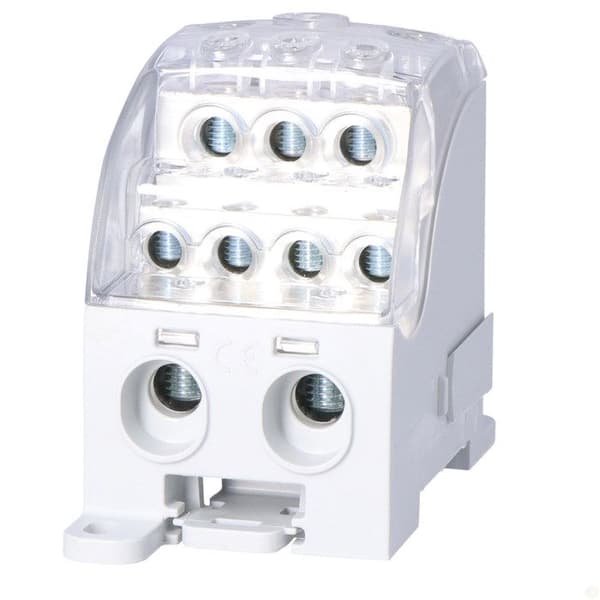 Universellt distributionsblock SUB 400 Al/Cu 82080 SIMBLOCK, grå