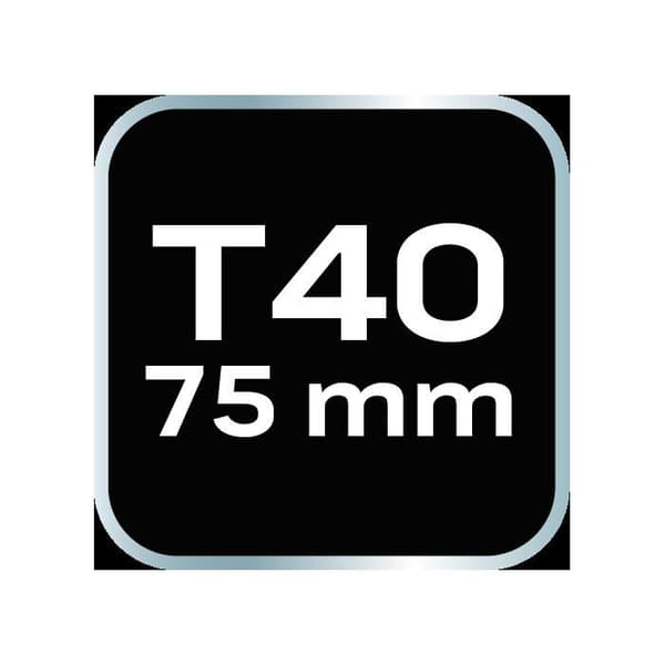 TORX-huvud - NEO TOOLS - T40 - S2-legerat stål - 75 mm - 2 st