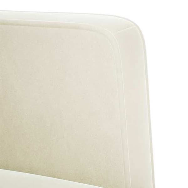 Soffa för två Cream 111 cm Sammet