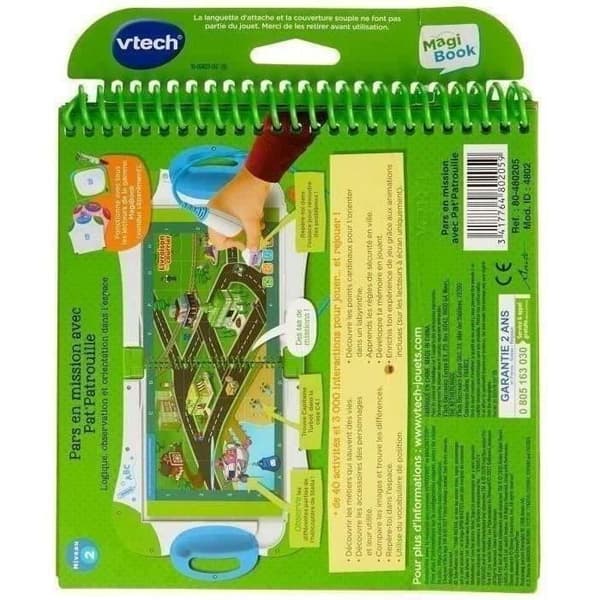 Magibook Interactive Book - VTECH - Paw Patrol - Nivå 2 - 32 illustrerade sidor