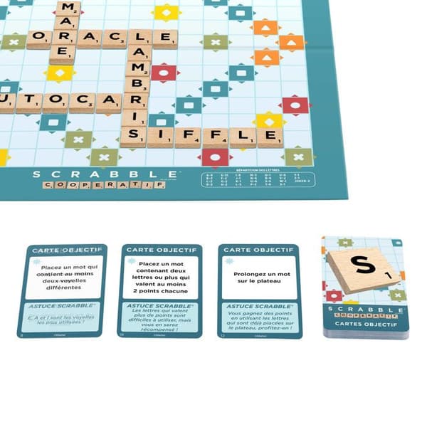 Scrabble klassisk - 2 i 1 - Mattel Games - JGR63