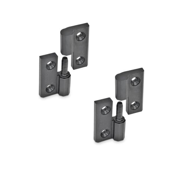Fästelement Ganter normelement - GN 337.1-50-50-6-A-2-SW