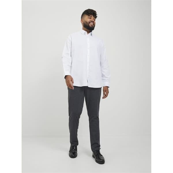 Jack & Jones Marco Cooper stora storlek chinos - mörkgrå