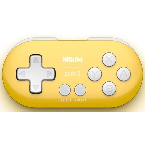 Spelkontroll - 8BitDo - Zero 2 - Gul - Bluetooth - 180 mAh