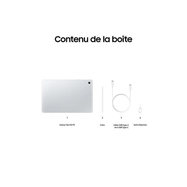 Galaxy - Tab S10FE - 10.9 - 8GB 128GB - Silver