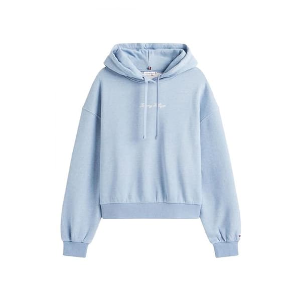 Tommy Hilfiger Kläder Modell Classic Script Fleece Ho - Färg Blå