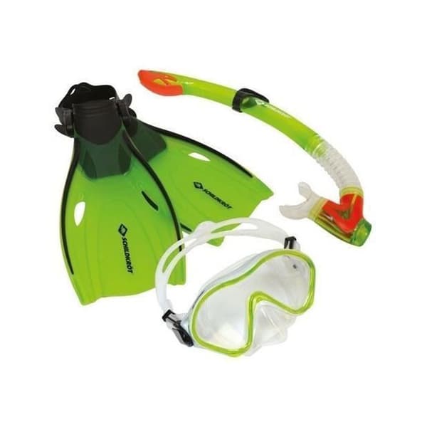 Snorkelset - Donic Schildkröt Bermudajunior - 3 delar - Grön - Junior - PVC