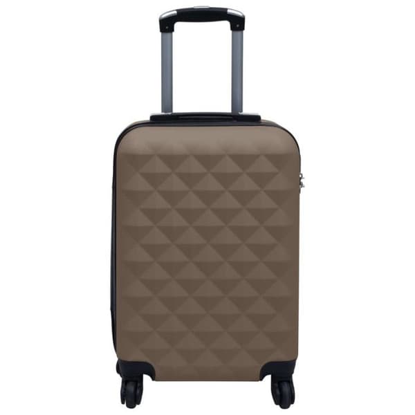 vidaXL Hardside Bagage Set 2 st Brun ABS 92433