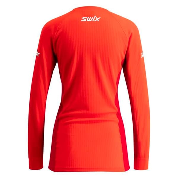 Sweatshirt dam Swix Racex Classic - eldigt röd