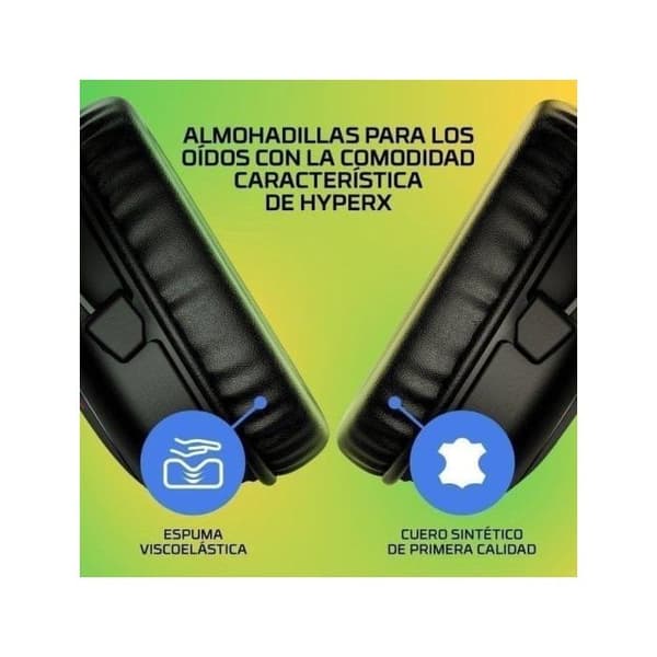 Trådlös headset - HyperX - Cloud II Core - 80 timmars batteritid - DTS rymdljud - Minnesskum komfort