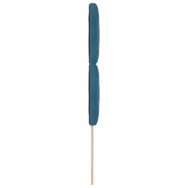 vidaXL Huvudgavel Mörkblå 90 cm Sammet 3337897