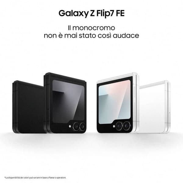 Samsung Galaxy Z Flip7 FE Vit 256GB RAM 8GB Fällbar Smartphone