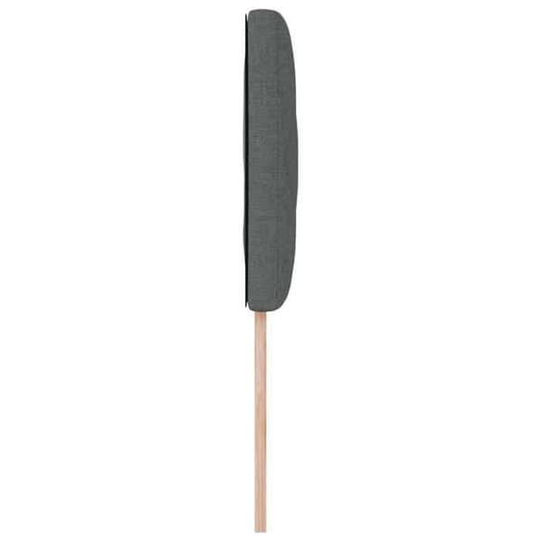 vidaXL Sänggavel Mörkgrå 100 cm tyg 42007229