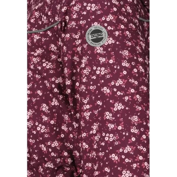 Zigzag Angelina V2 mönstrad barnparka - söt lilak