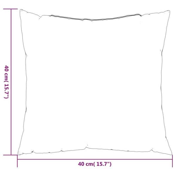 vidaXL Soffkuddar 4-pack grå 40x40 cm tyg 360360