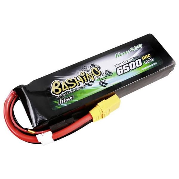 Gens ace Batteripack (LiPo) 11.1 V 6500 mAh hårt skydd XT90