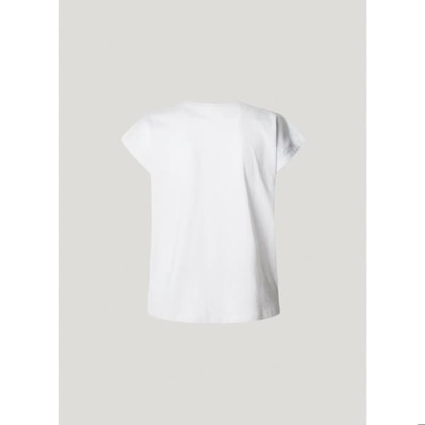 T-shirt Vit Dam Pepe Jeans Blooma