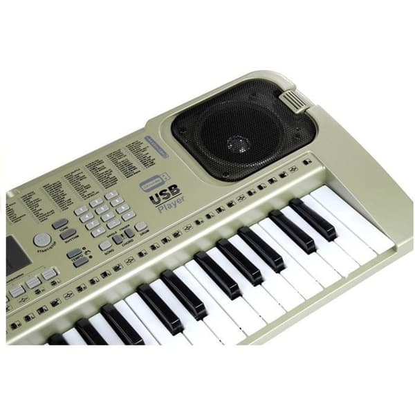 Keyboard Orgelläkt Piano Leksak Med USB Mikrofon