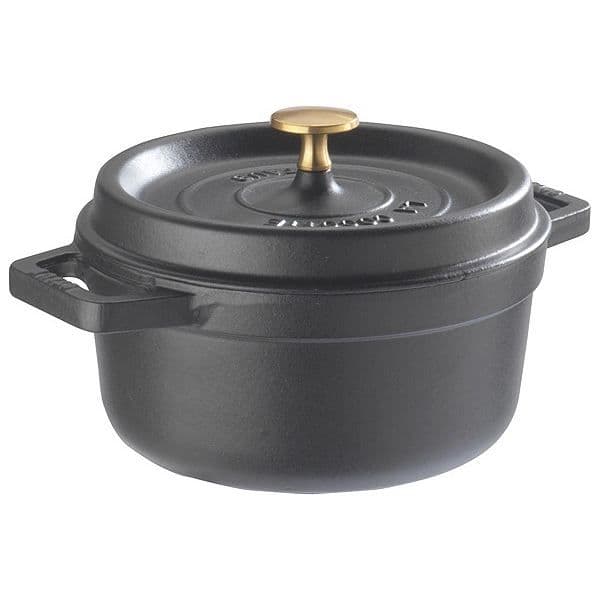 STAUB Cocotte 11020 svart diam 20cm