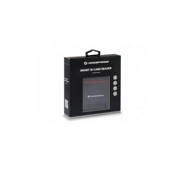 Extern kortläsare - CONCEPTRONIC - Dnie 3.0 E Y (eid) - USB 2.0 - Svart - Kompatibel med Windows och Mac