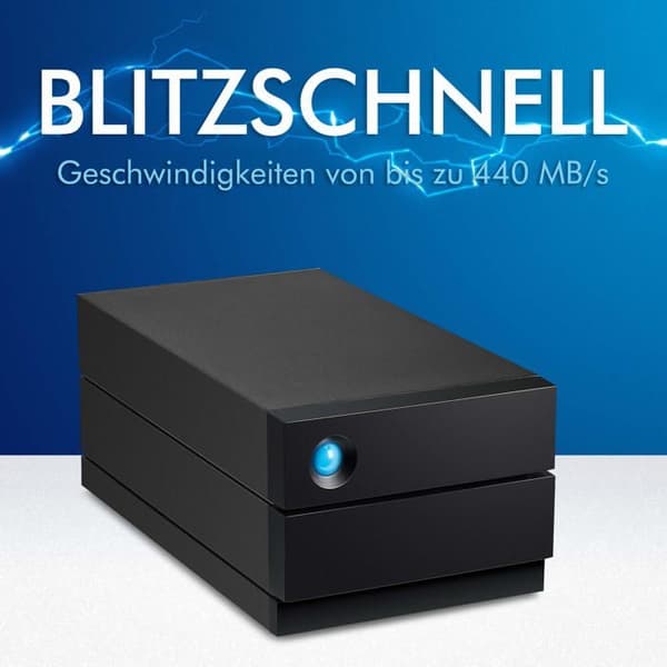 2big RAID-diskarray - LACIE - STHJ8000800 - 8 TB - HDD 4 TB x 2 - USB 3.1 Gen 2