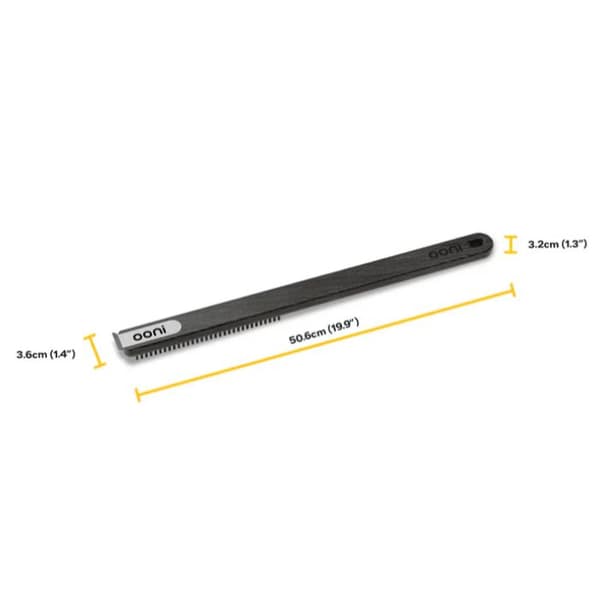 2-i-1 metallborste för Ooni pizzaugn 50cm