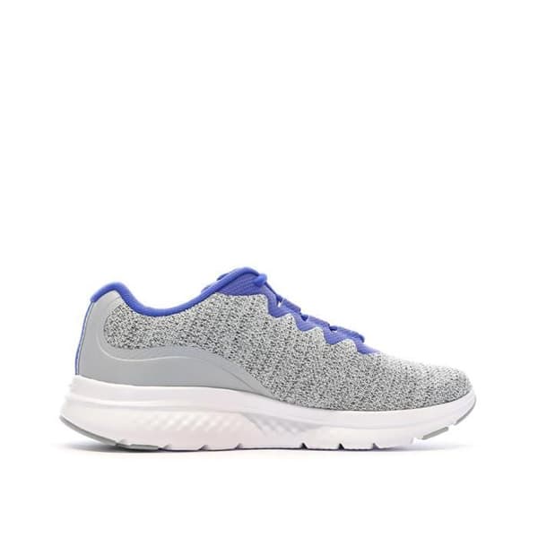 Grå/blå löparskor för män Under Armour Charged Impulse