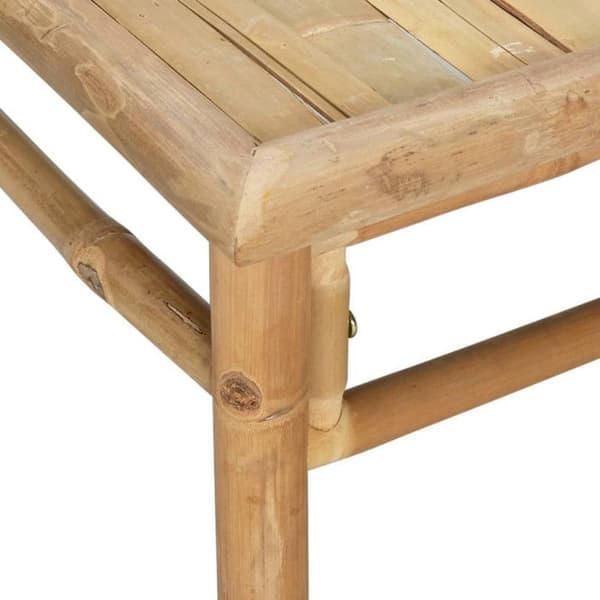vidaXL Trädgårdsbord 65x55x30 cm Bambu 362282