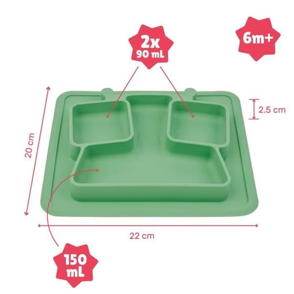 Badabulle Halkfri fackplatta, 4m+