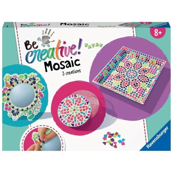 Ravensburger Maxi Mosaiklåda - 3 mosaikföremål - Från 8 år