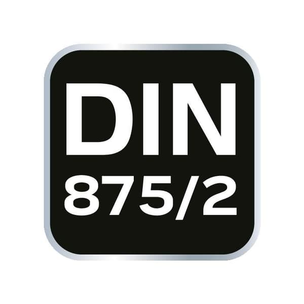 Vinkel - NEO TOOLS - DIN875/2 - 250x160mm - Stål - Rå finish