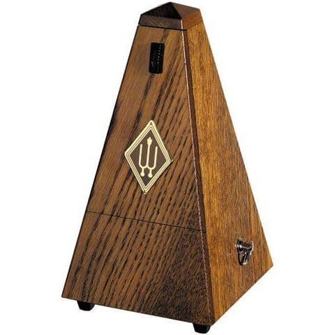 Wittner Pyramidal trämetronom med klocka...