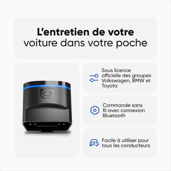 Diagnosverktyg för Kodningsanalys - OBDeleven - Pro Edition - Bluetooth - OBD2 - Android/iOS