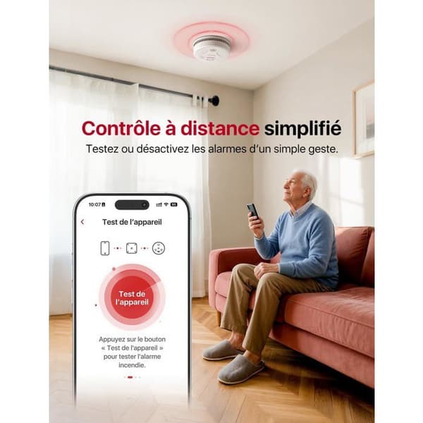 Röksensor - X-SENSE - SD11-MR - 3-pack - Trådlös - Ansluten