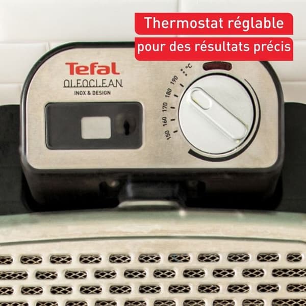 Tefal Oleoclean Pro FR8041 2300 W Inox