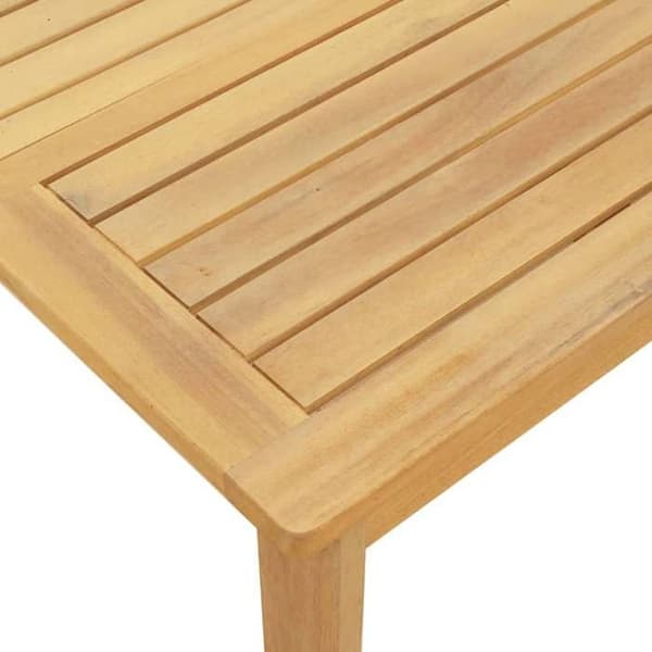 vidaXL Trädgårdsbord 100x60x30 cm solid akaciaträ 365851