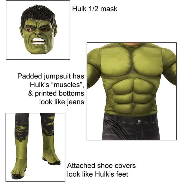 Avengers-kostym - Marvel - One Size - Flerfärgad