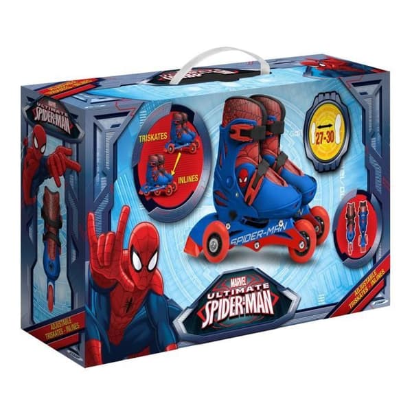 SPIDERMAN Justerbara Inlineskates Storlek 27-30