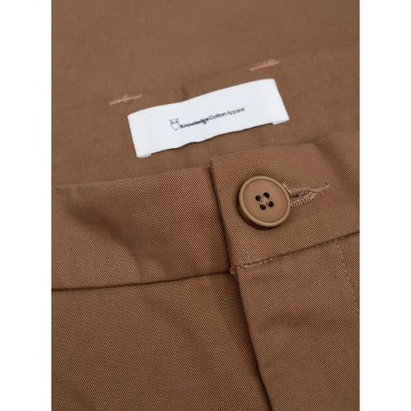 Chino-byxor i twill KnowledgeCotton Apparel Chuck Regular - tuffet