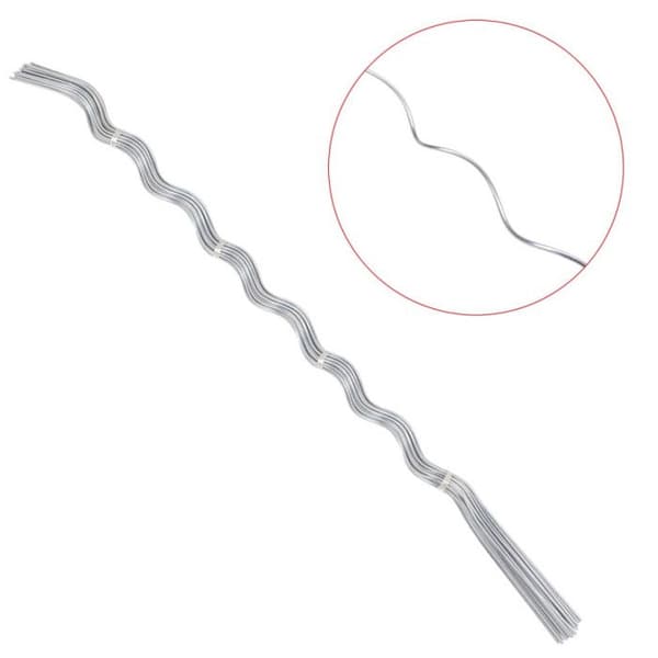 Stöd för spirande växter - VIDAXL - 20 st - Galvaniserat stål - 170 cm - Grå