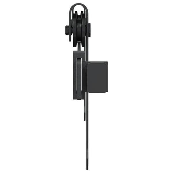 Kit för skjutdörrsram 122 cm kolstål