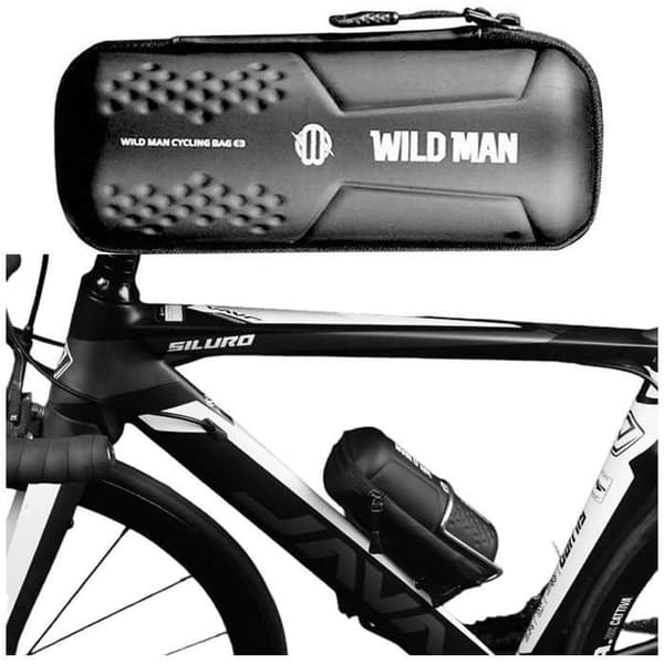 Cykelväska för flaskor Wildman Bag E3 0,8l Svart
