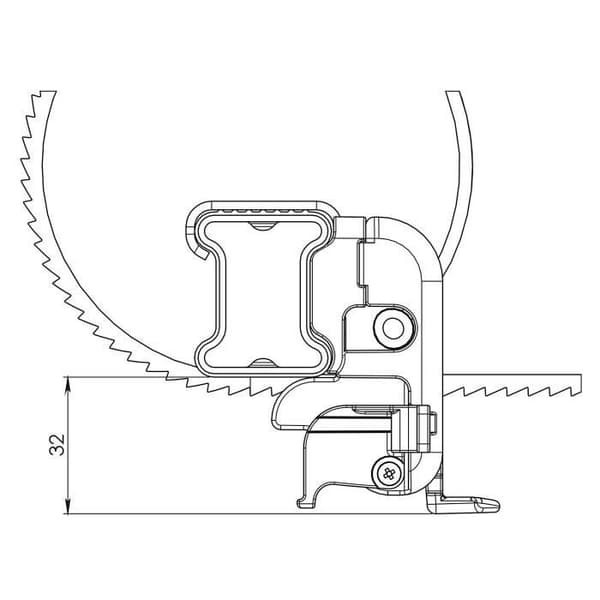 Tillbehör - Kargo - U-5 - Fästsystem - Stål - 1 styck