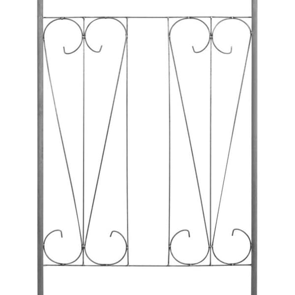 vidaXL Garden Arch Stake Design Klätterväxter Mörkgrön