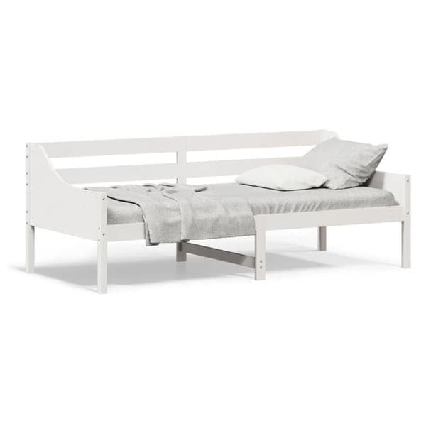 vidaXL Sängsoffa, Bäddsoffa, Gästsäng, Möbler för Vardagsrum Sovrum Vardagsrum, Modern, Vit 80x200 cm 842827