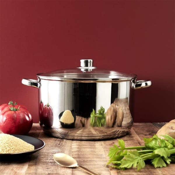 Faitout - Cook Concept - 10 L - Metall - Silver - Glaslock