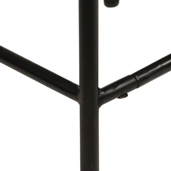 Barstolar - vidaXL - 4-pack - Återvunnet trä - Pulverlackerad stål - 76 cm sitsens höjd
