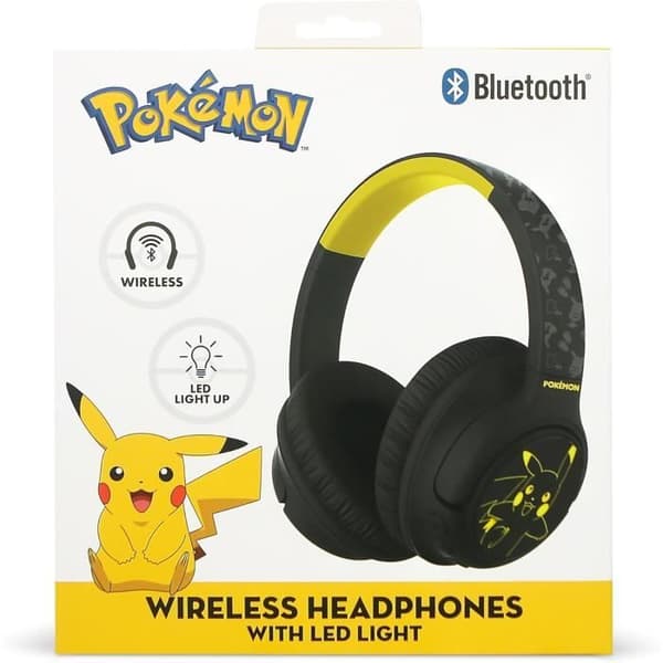 Trådlösa hörlurar - OTL TECHNOLOGIES - Pikachu - Fällbara - Bluetooth V5.3 - LED