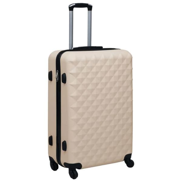 vidaXL Hardside Bagage Set 2 st Guld ABS 92431