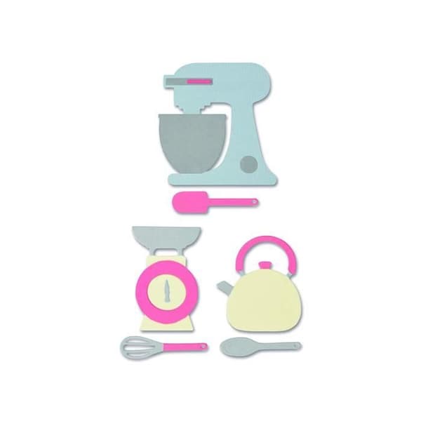 Sizzix Matrix Köksset, Flerfärgad, One Size - 663323